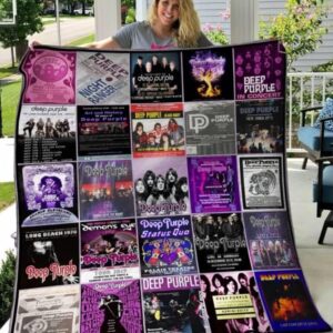 Deep Purple Quilt Blanket Hvt040604  Quilt